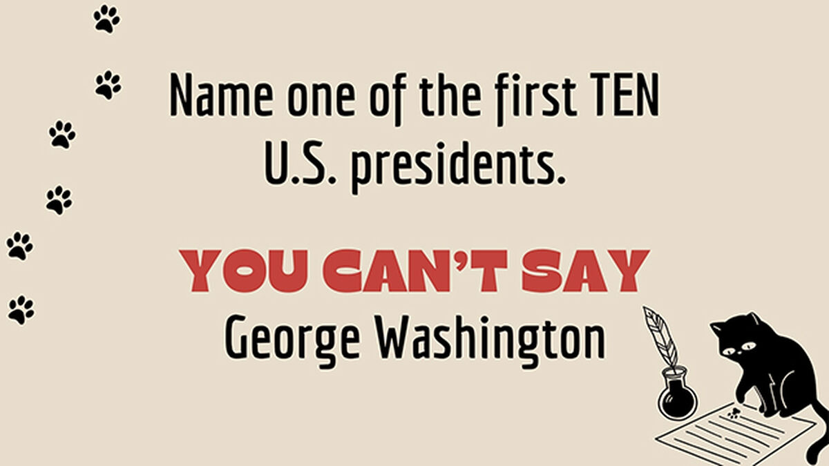 Avoid the Obvious image number null